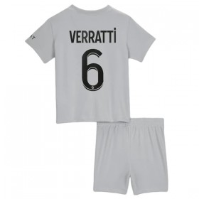 Nogometni Dresovi Paris Saint-Germain Verratti 6 Dječji Gostujući 2022-23 Kratkih Rukava